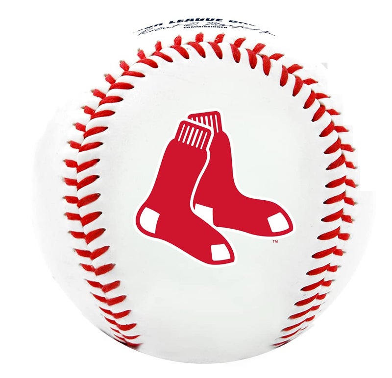 Rawlings | MLB Team Logo Baseball | Boston Red Sox | Official | White - Image 2